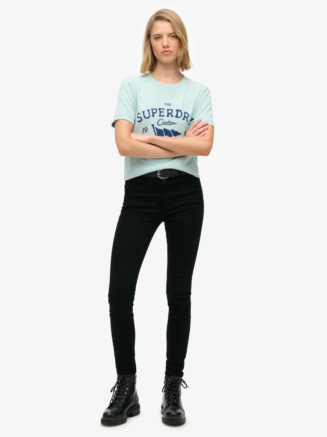 Футболка Heritage Hamptons Superdry, синий — фото 4