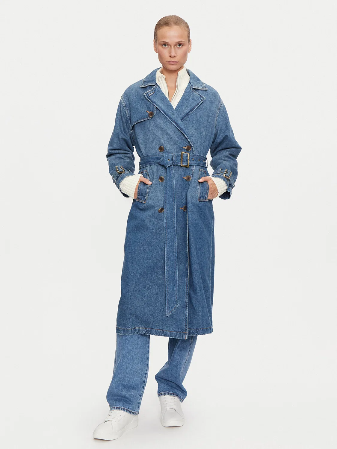 Женский тренч стандартного кроя Spade Levi'S, синий
