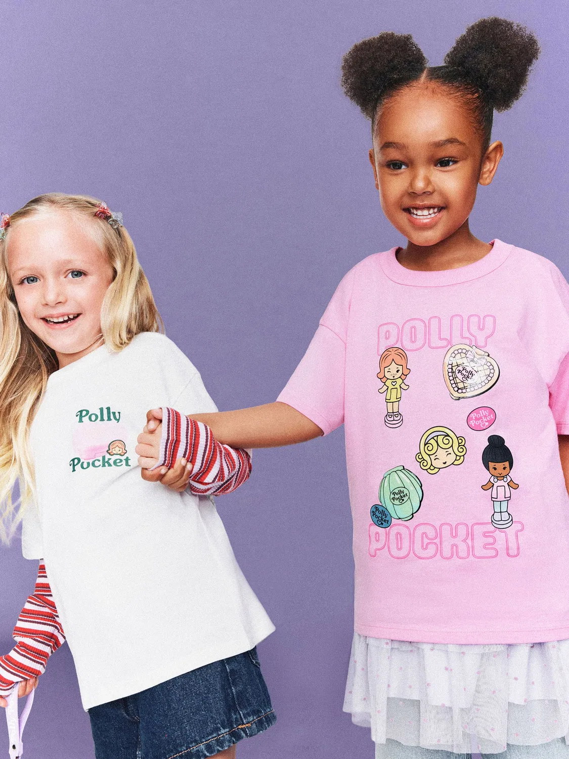 Футболка с принтом Polly Pocket, свободная посадка Cotton On, белый — фото 4