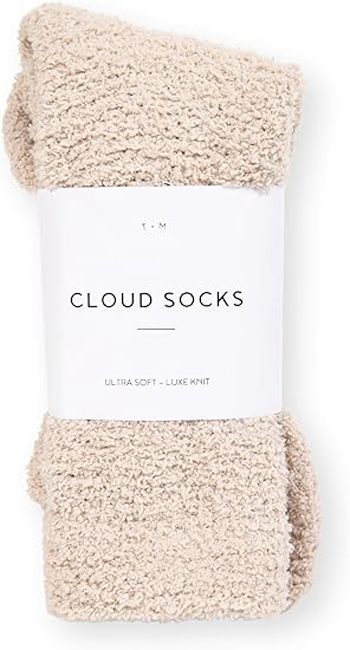 

Носки Unboxme Gifts Warm & Cozy Ultra-Luxe Cloud, бежево-серый