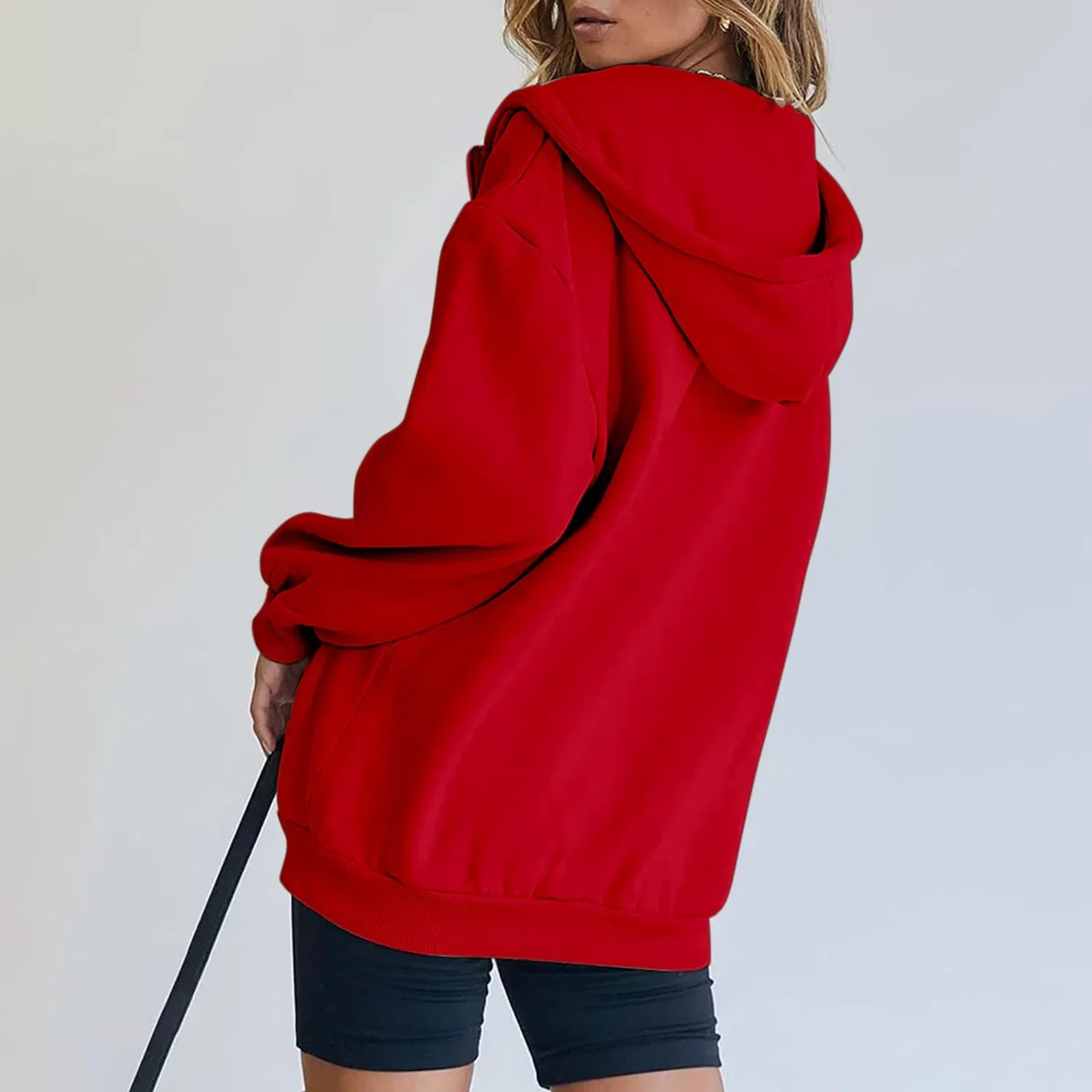 Женская куртка с капюшоном Black Chef Zipper, Rosso — фото 2