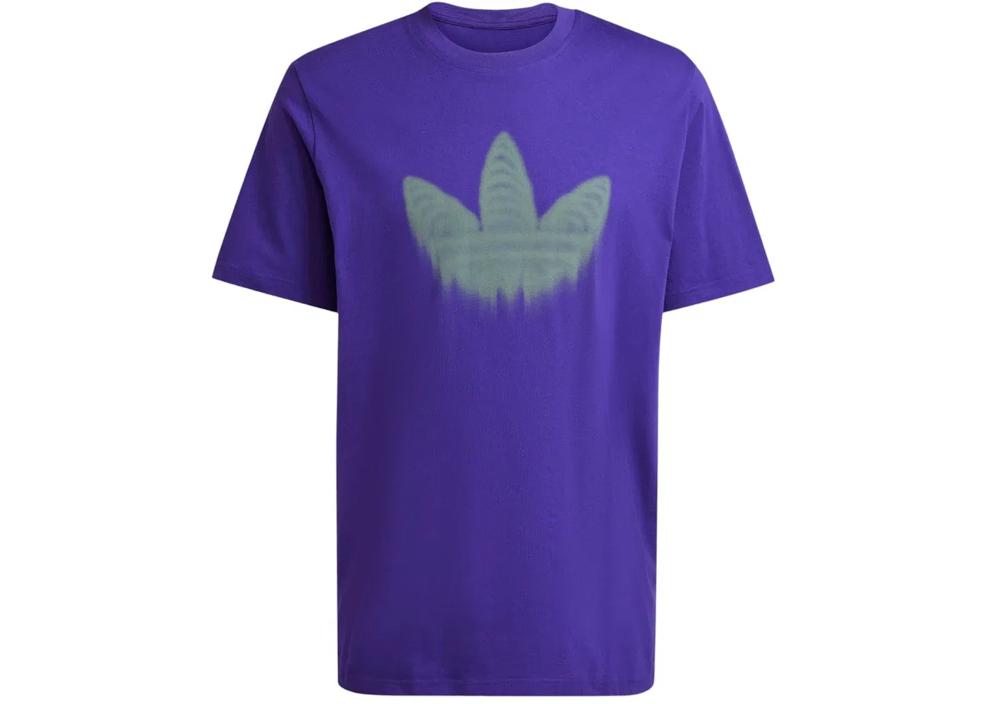 Мужская футболка с принтом Skeleton Trefoil Adidas, цвет Collegiate Purple