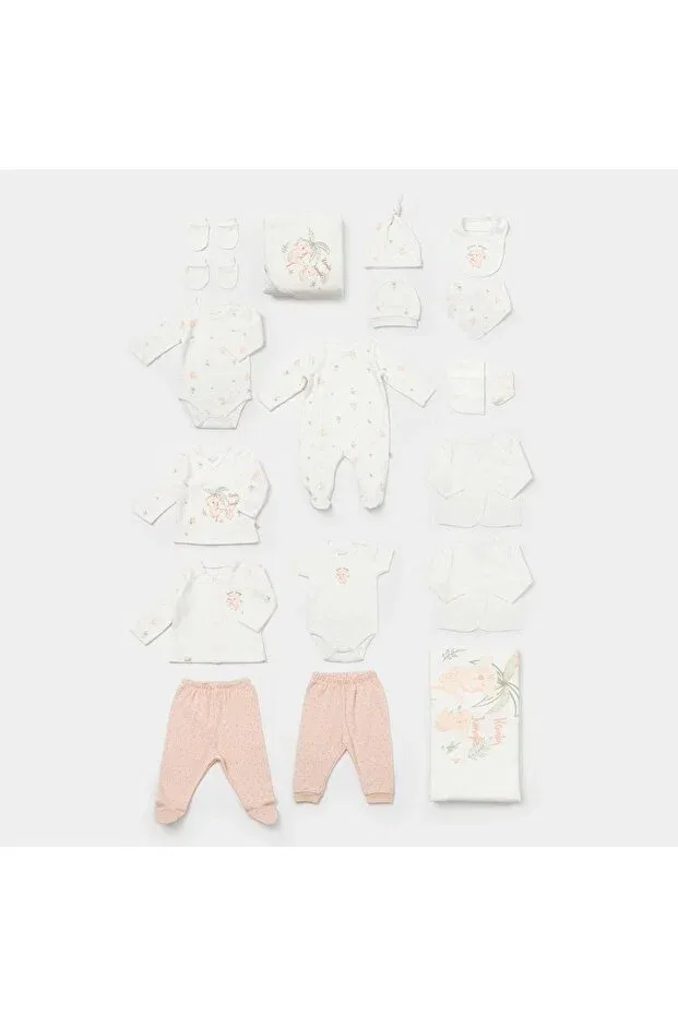 Детский комплект одежды для новорожденных с принтом Koala Jungle Biorganic, Pink