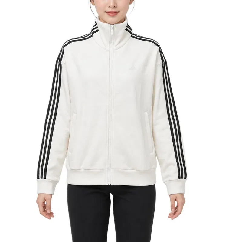 Женская куртка с воротником-стойкой Adidas, White