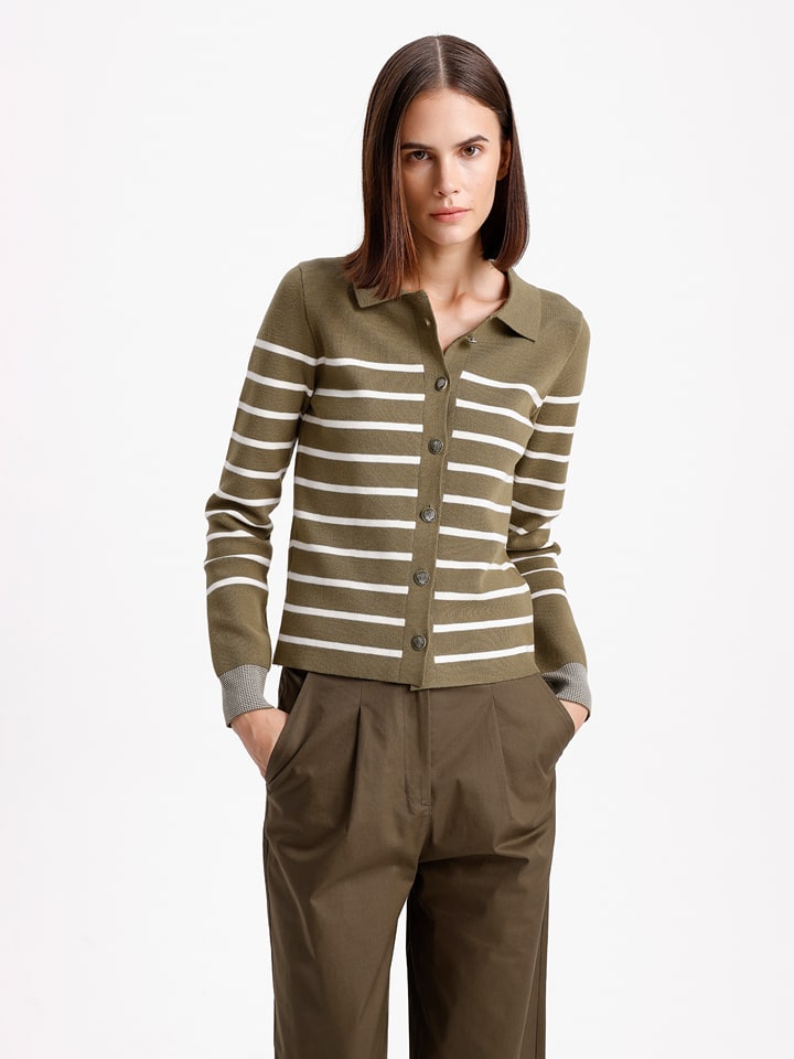 

Кардиган BGN Cardigan, цвет Khaki/Weiß