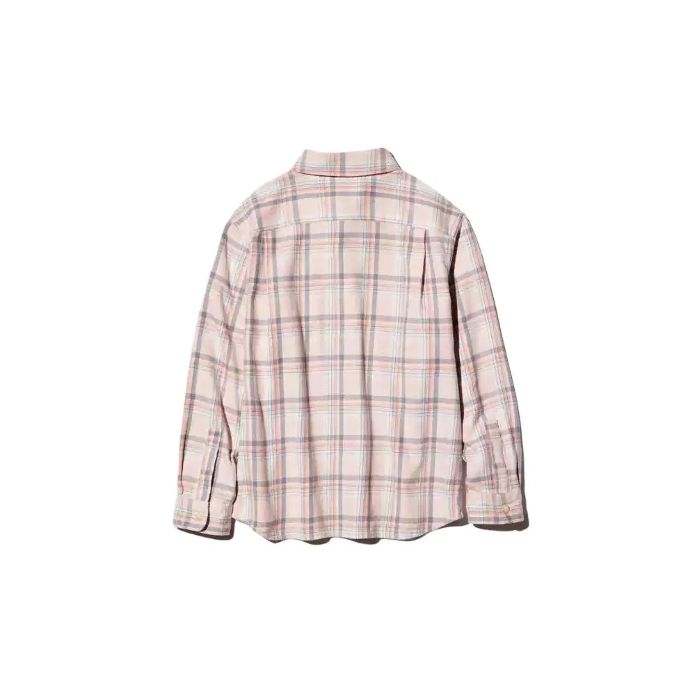 Детская рубашка с круглым вырезом UNIQLO, 10 Pastel Pink — фото 3