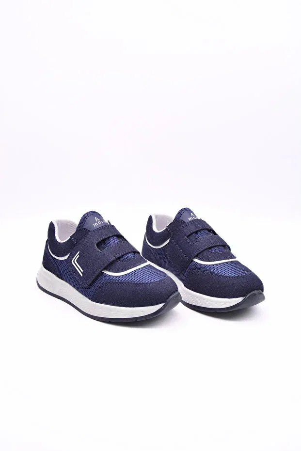Детские кроссовки для мальчиков с ортопедической стелькой Marco Kids A More, Navy Blue — фото 4