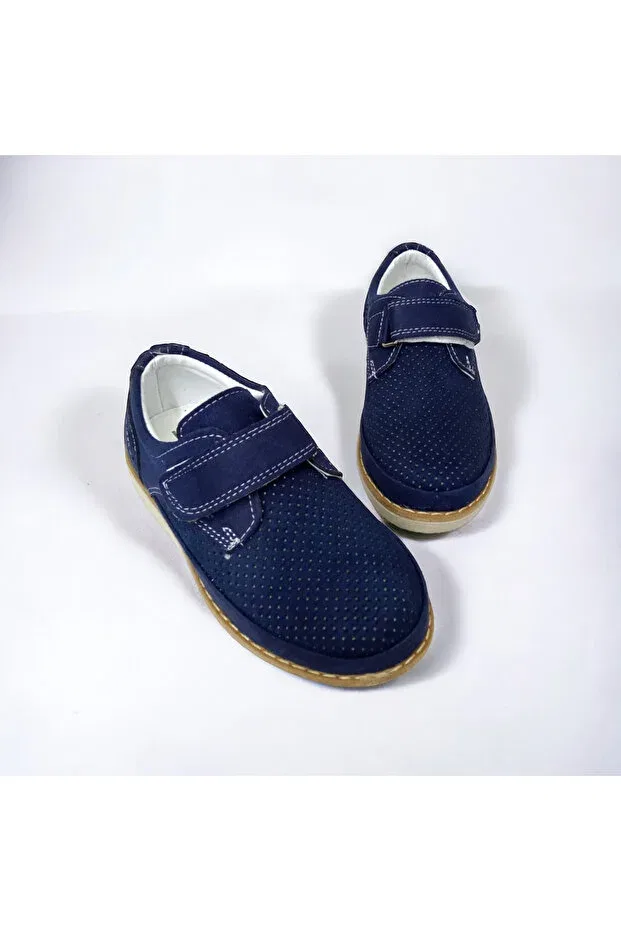 Детские туфли для мальчиков ортопедические Patik Bebe, Navy Blue — фото 4