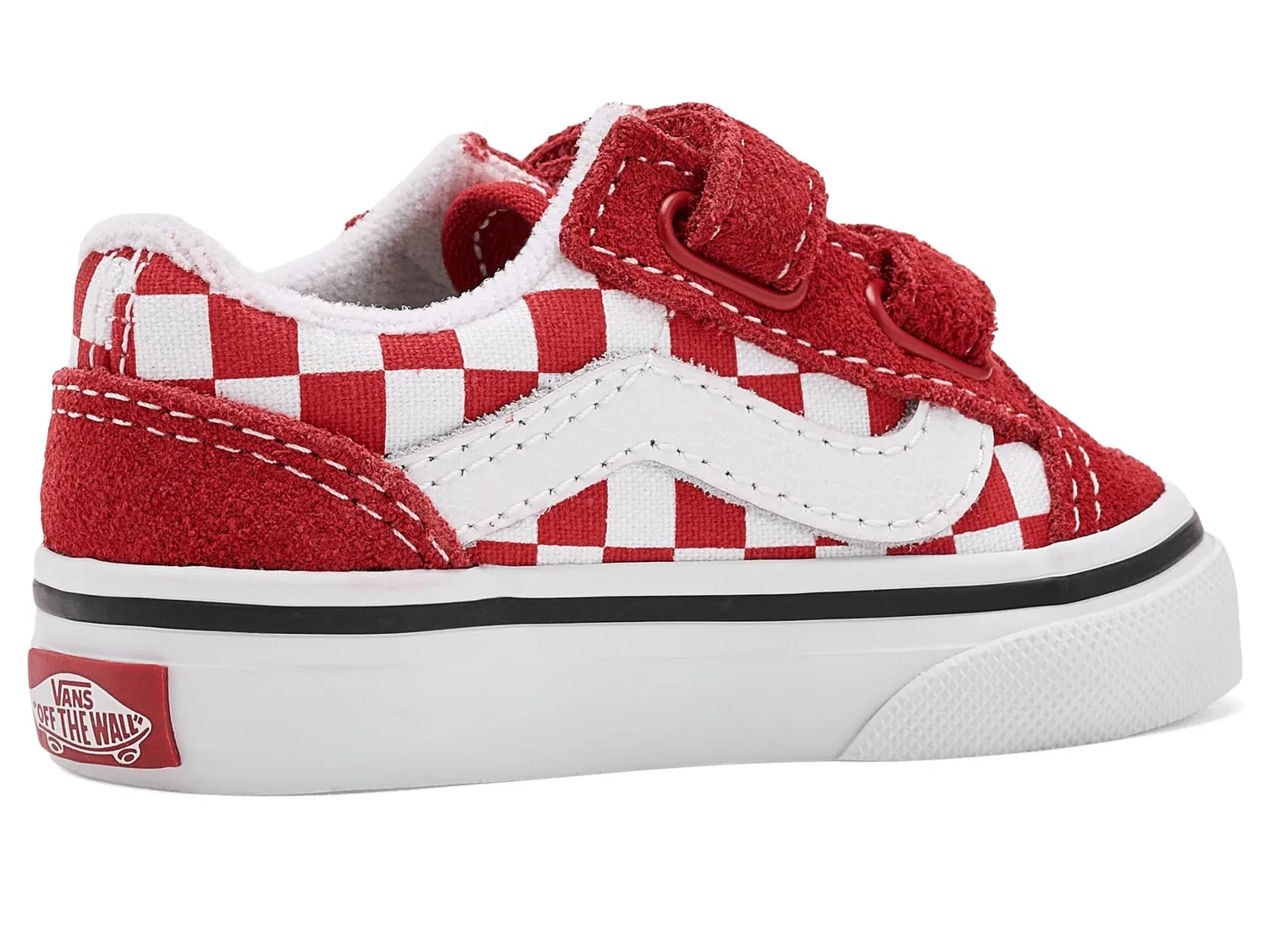 Кроссовки Old Skool V (для младенцев и малышей) Vans Kids, Racing Red — фото 3
