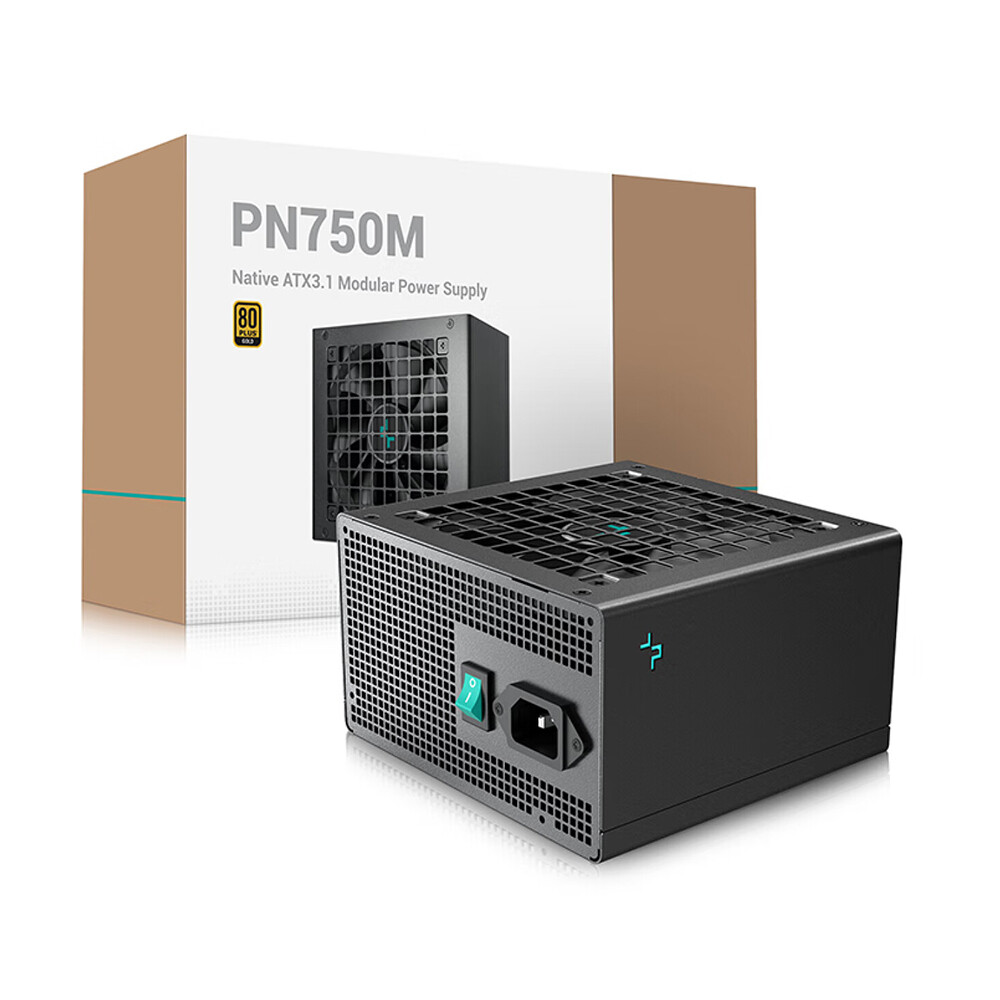

Блок питания DeepCool PN750M, 750 Вт, чёрный