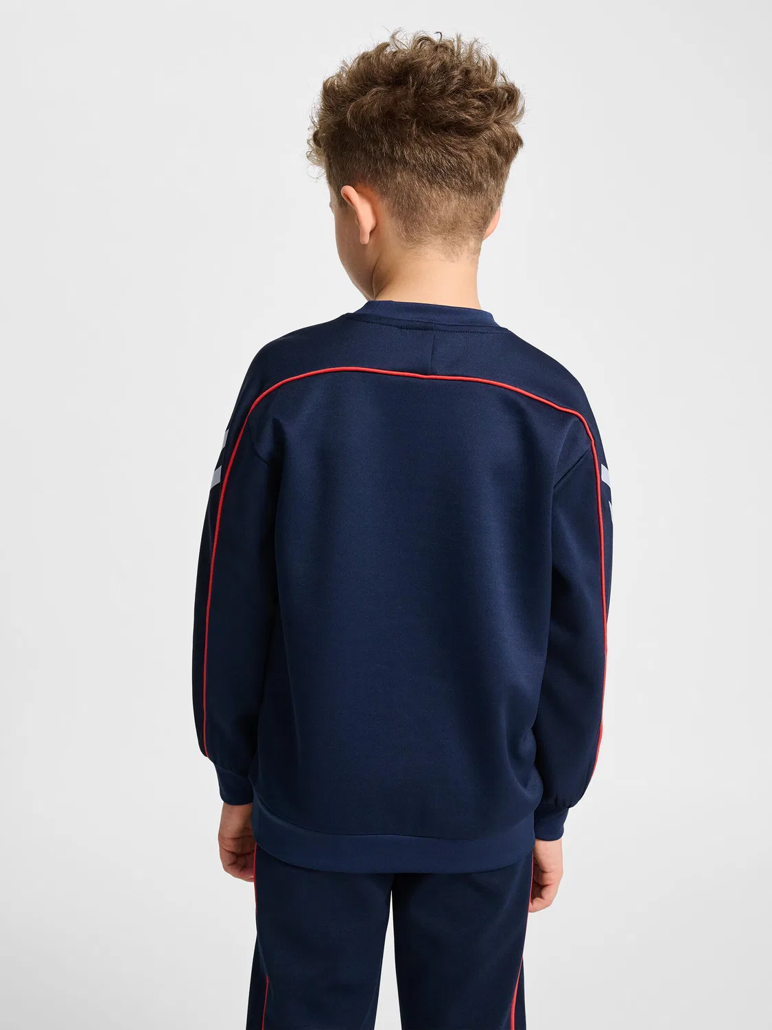 Детский свитшот из интерлока HMLJR Interlock Hummel, Navyblau — фото 3