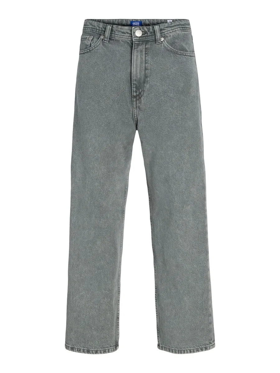 Детские джинсы Jack & Jones Junior Baggy Jeans 'JPStalex Antonio' серого цвета