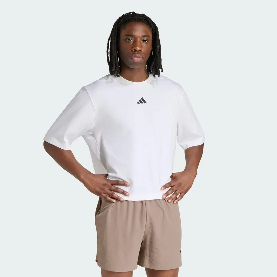 Футболка с коротким рукавом D4T PrimeLift Short adidas, Белый
