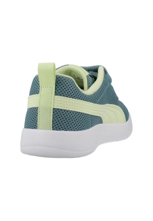 Кроссовки на липучке Courtflex v3 mesh 28 Puma, Azul, синий — фото 3