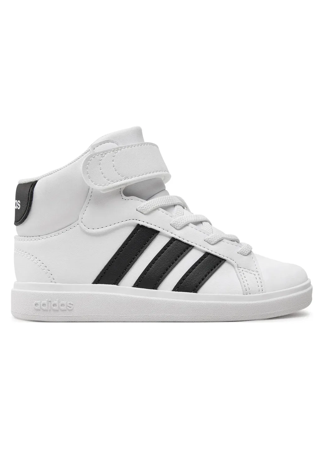 Детские кроссовки с закрытой пяткой Adidas Grand Court Mid K, Weiß