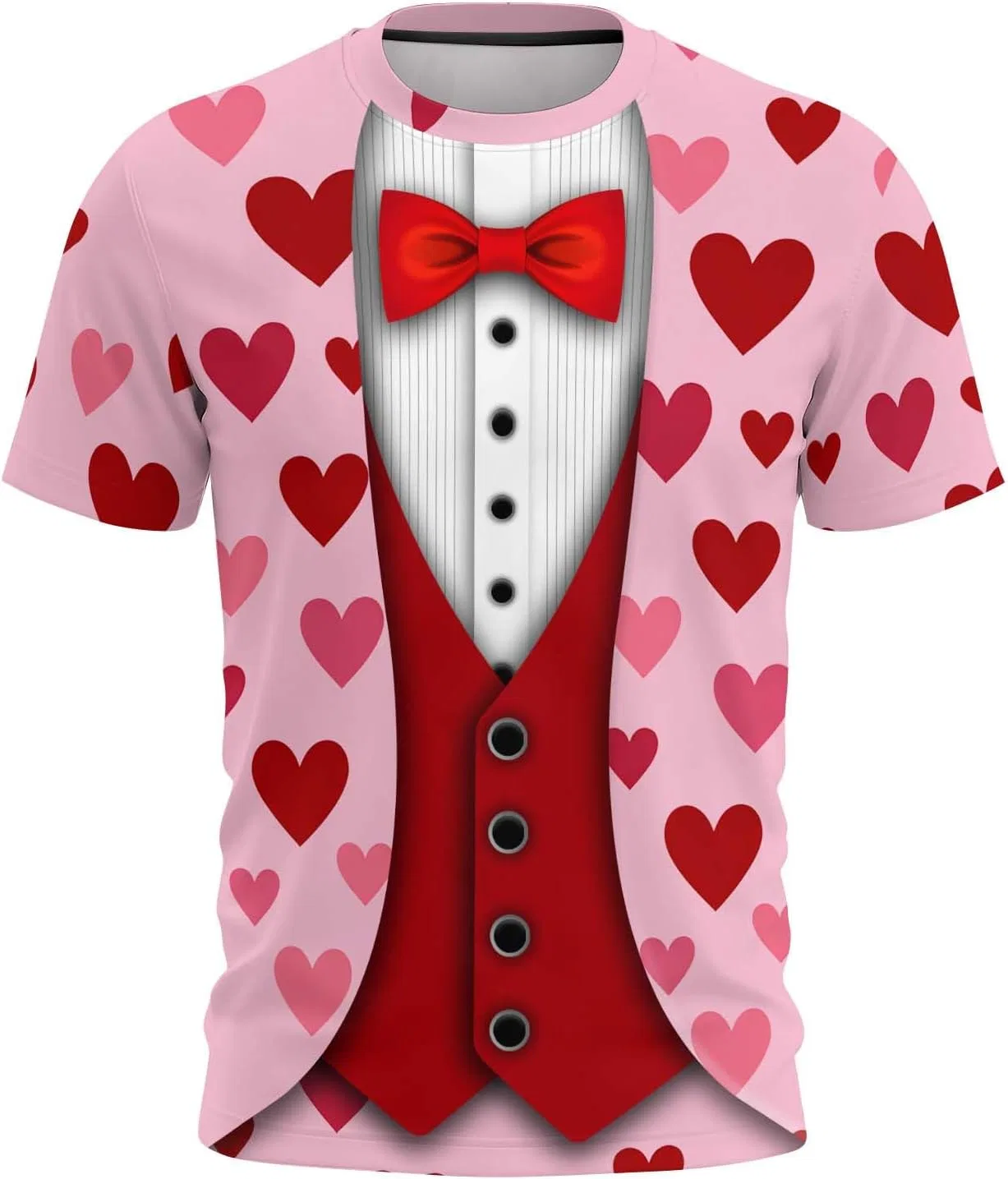 Мужская футболка с карманом Tuxedo Tee, Pink