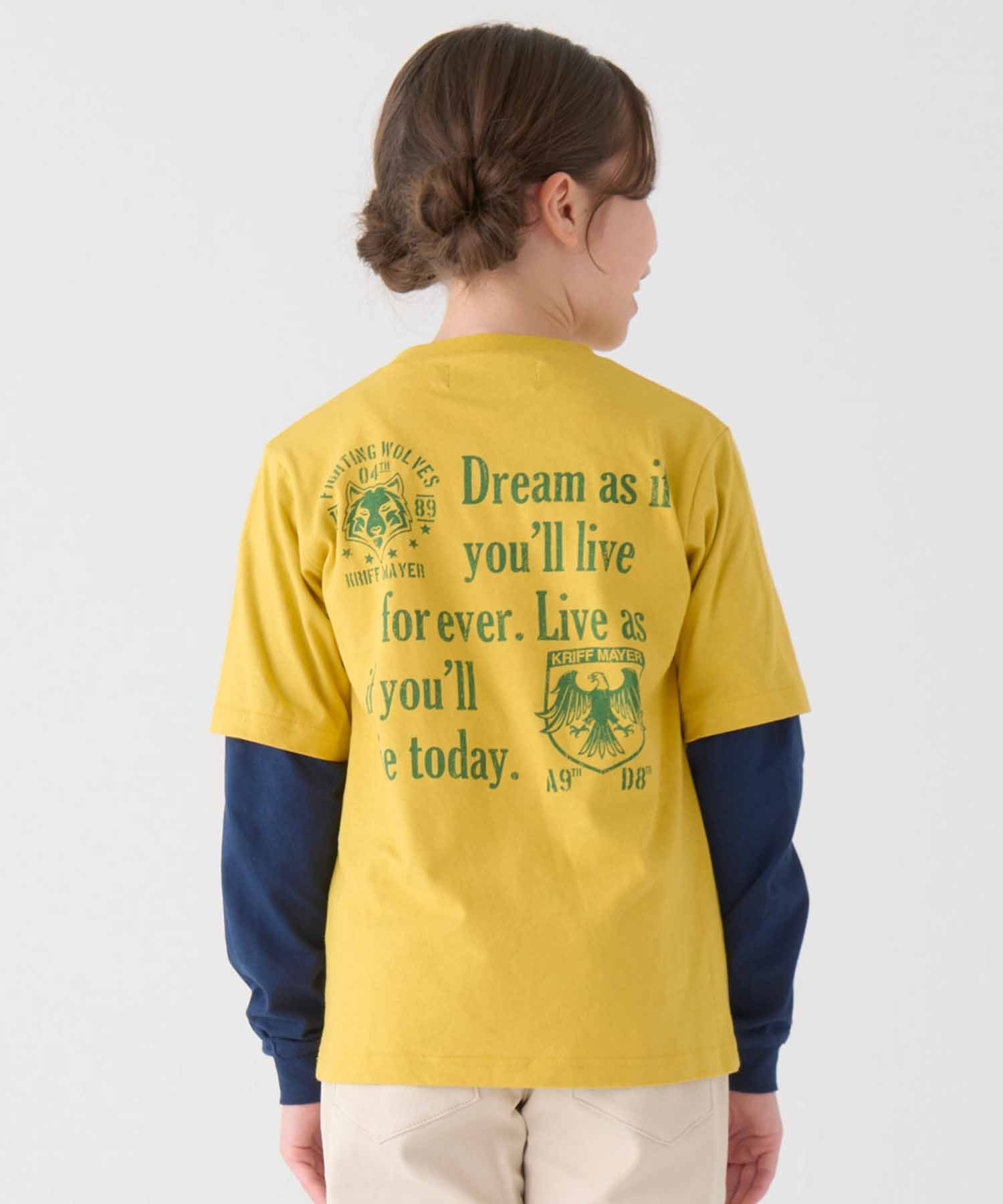 (K)JOIN-TEE Имитация многослойной футболки KRIFF MAYER, YELLOW