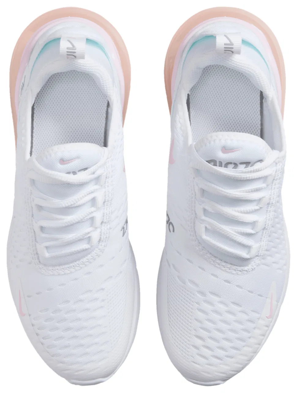 Кроссовки для мальчиков Air Max 270 Nike, цвет Pink Foam/Lt Smoke Grey/White — фото 4