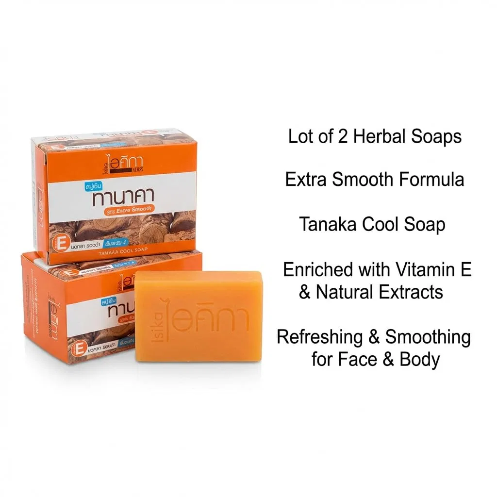 Мыло для тела с танакой и витамином E, набор 2 x 100 г, White Alibooster — фото 4