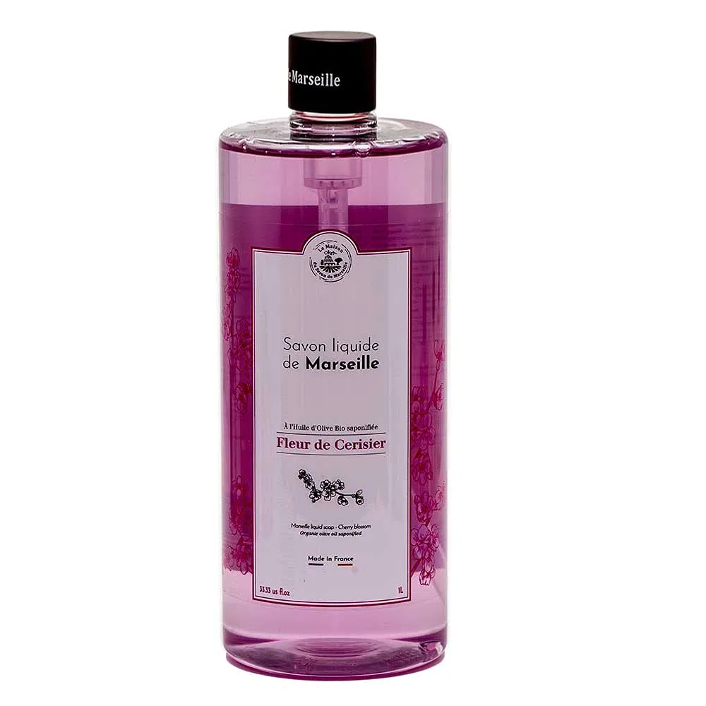 Жидкое мыло для рук Cherry Blossom, LA MAISON DU SAVON, 1L + 330мл — фото 2