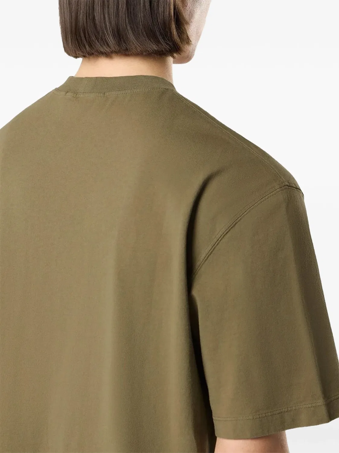 Футболка из органического хлопка - зеленая Stone Island, зеленый — фото 2