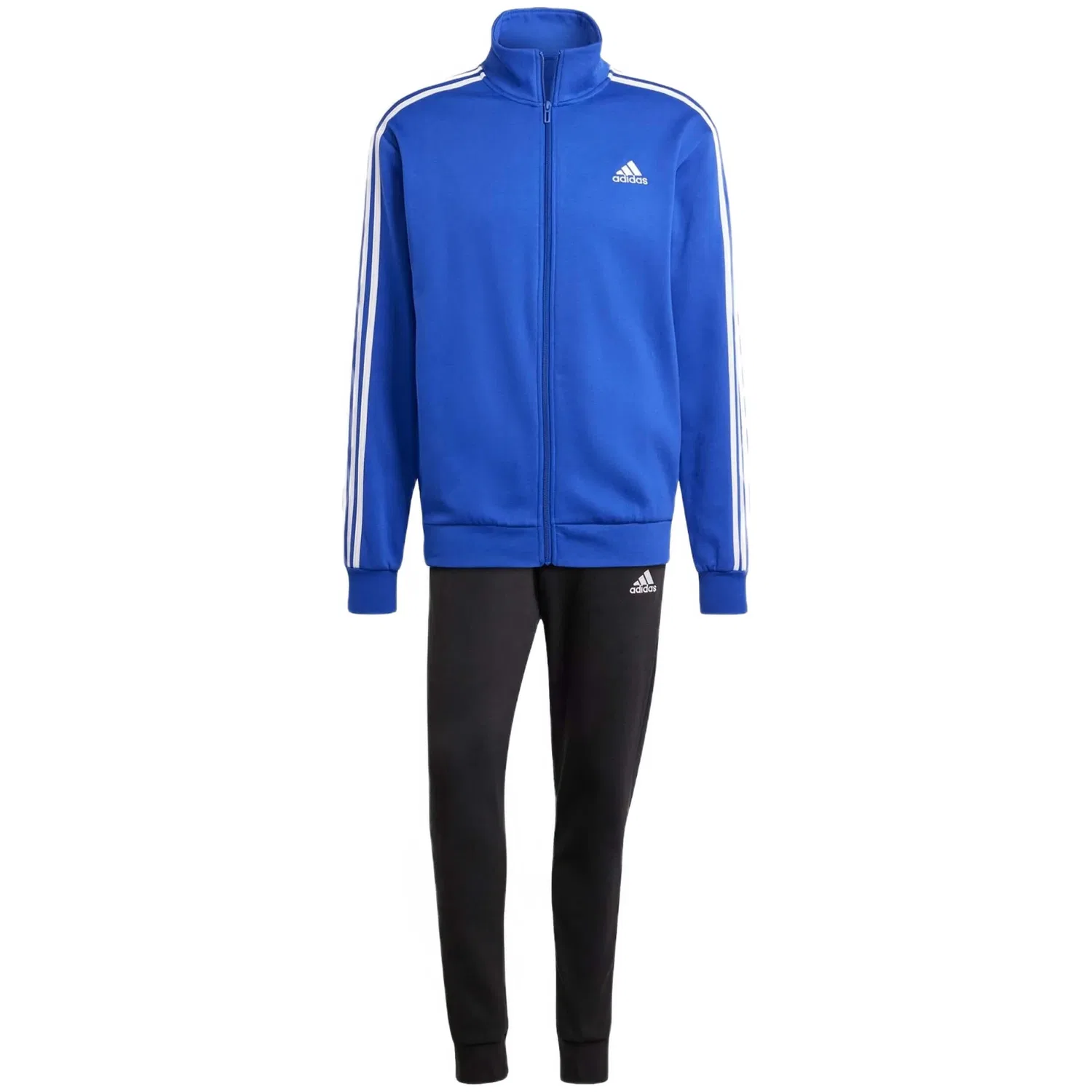 Мужской спортивный костюм с длинным рукавом Basic 3-Streifen Trainingsanzug Adidas, Mediterranes Blau — фото 4