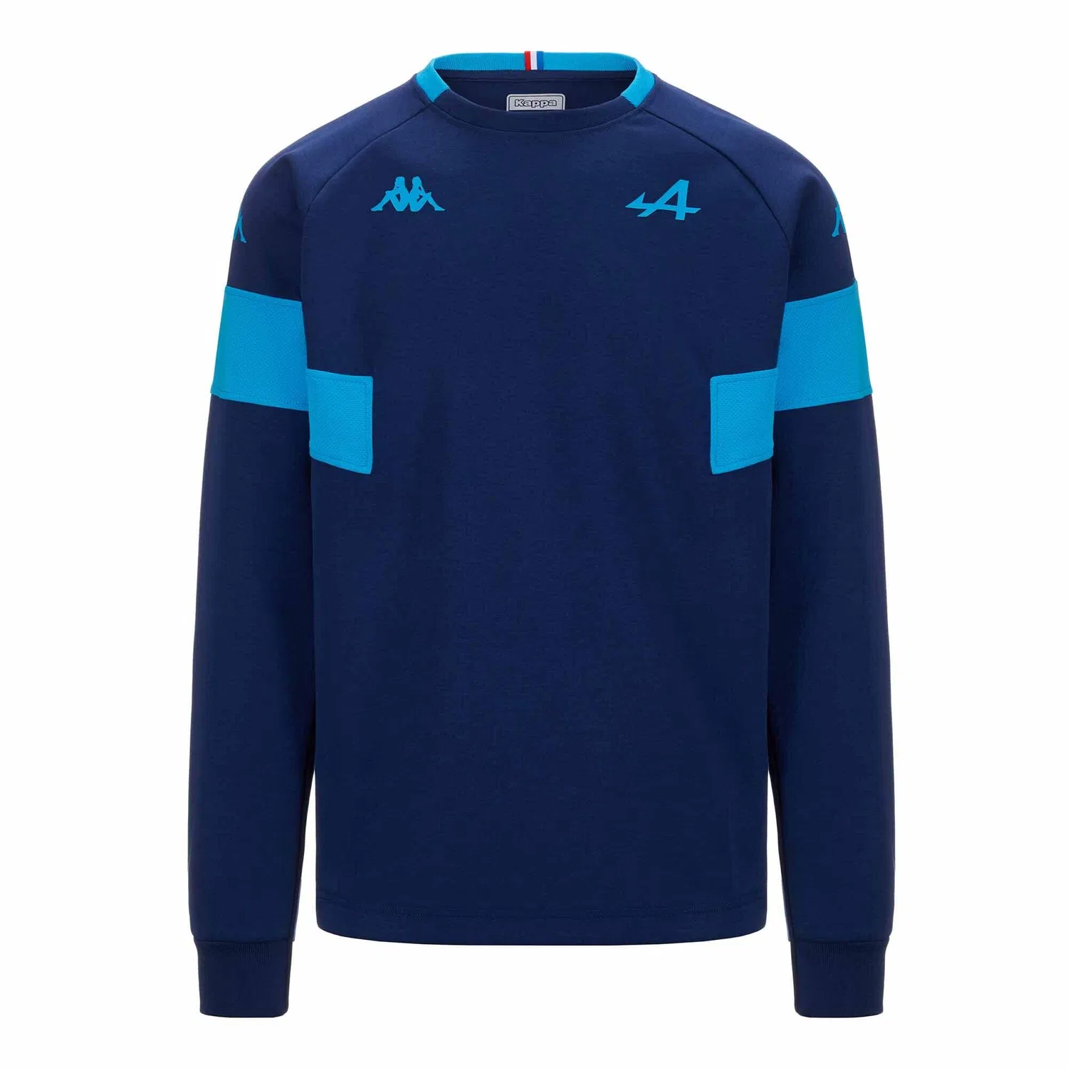 Детский свитшот с длинным рукавом Adofod Alpine F1 Kappa, Navyblau Pfauenblau