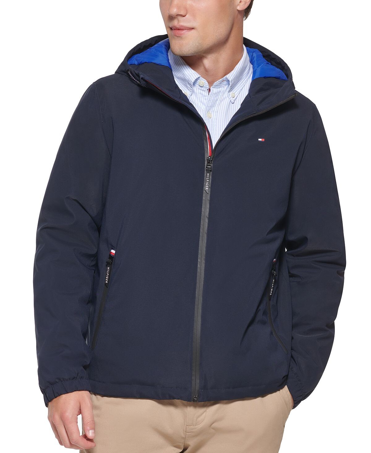 

Мужская легкая эластичная куртка от дождя Tommy Hilfiger, синий