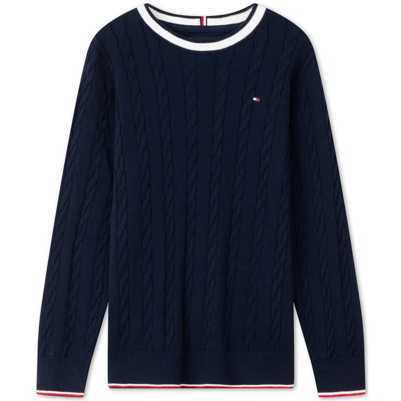Свитер с круглым вырезом Tommy Hilfiger, Navy Blue