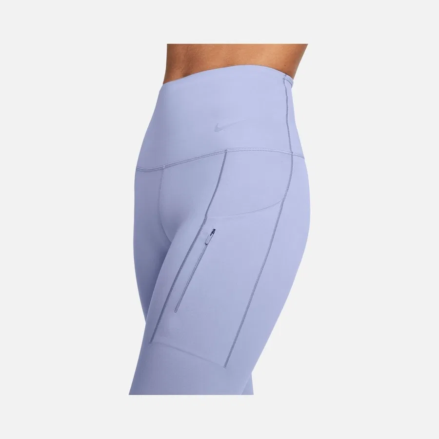 Спортивные леггинсы с высокой посадкой Dri-FIT Nike, Фиолетовый — фото 4