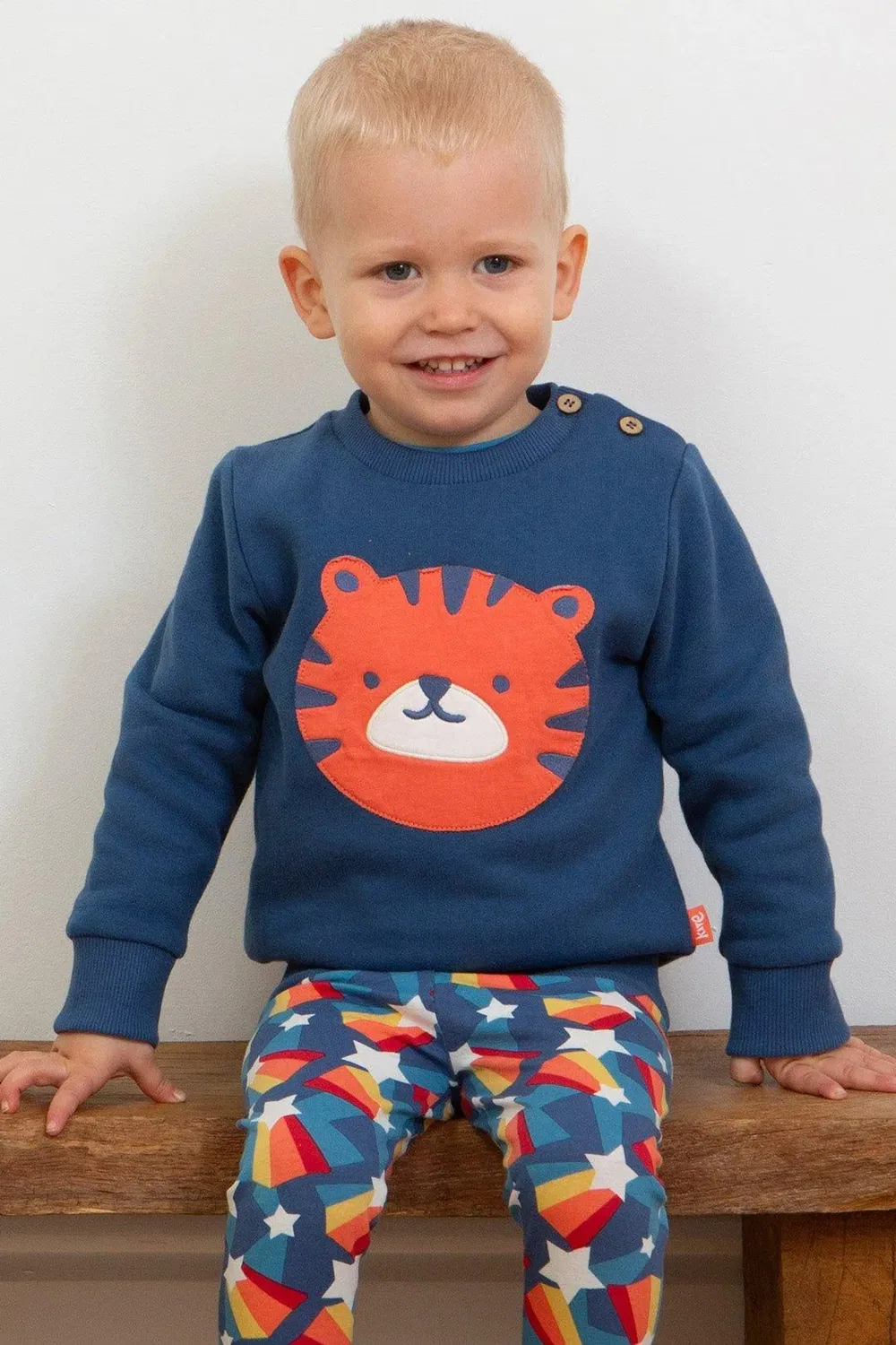 Свитшот с тигром Kite, Navy — фото 2