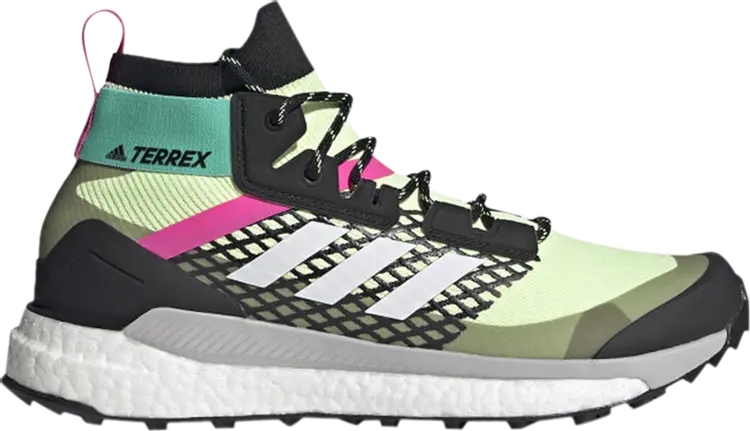 

Ботинки Adidas Terrex Free Hiker Primeblue 'Hi-Res Yellow Black', желтый