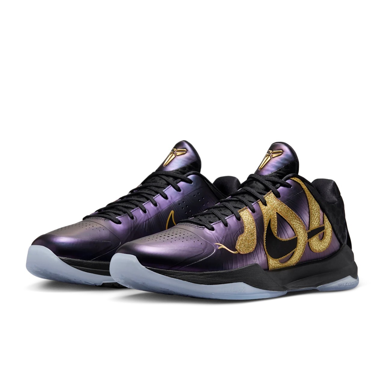 Баскетбольные кроссовки детские Nike Kobe V Protro "Year of the Mamba", фиолетовый — фото 2