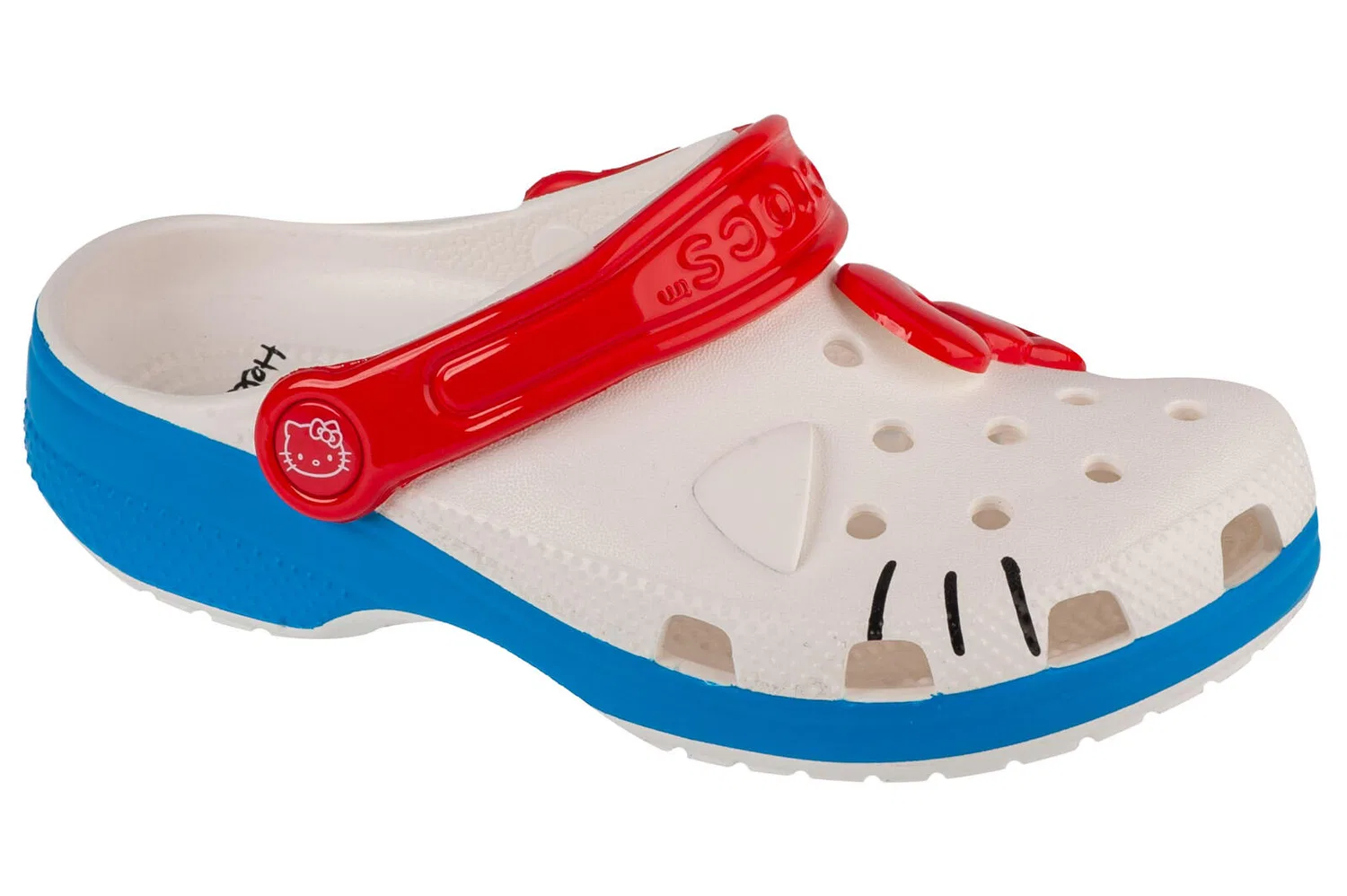 Детские сланцы для девочек Classic Hello Kitty Iam Kids Clog Crocs, Weiss