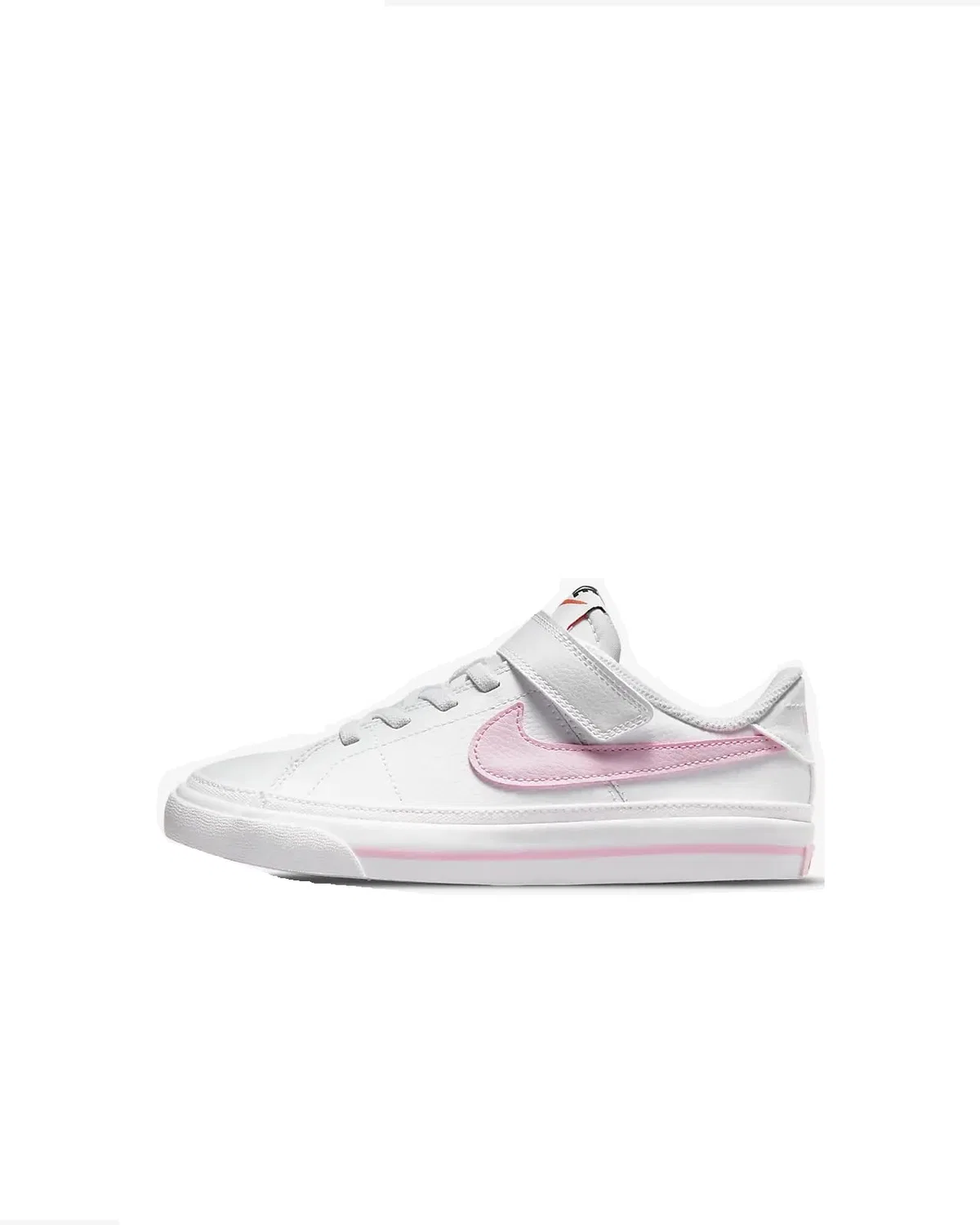 Детские кроссовки для мальчиков кожаные NIKE Court Legacy NIKE, White Pink