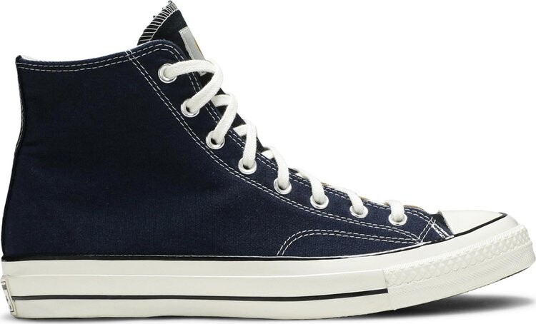 

Кроссовки Converse Carhartt WIP x Renew Chuck 70 High Navy Brown, синий