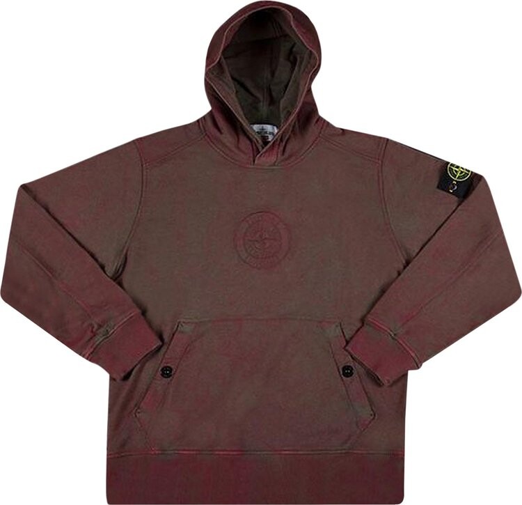 

Толстовка Supreme x Stone Island Hooded Sweatshirt 'Red', красный