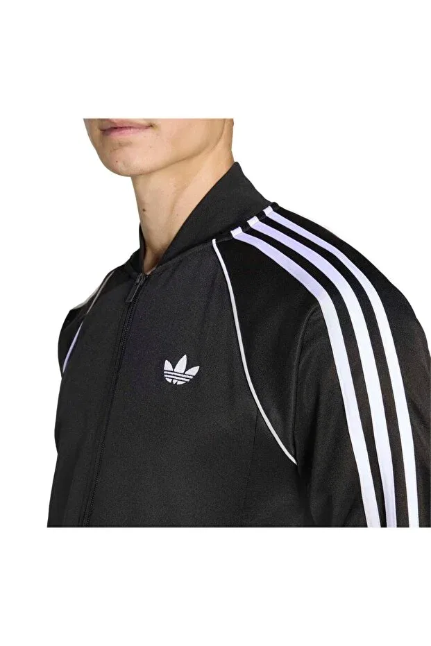 Мужская куртка с принтом Adidas, Black — фото 4