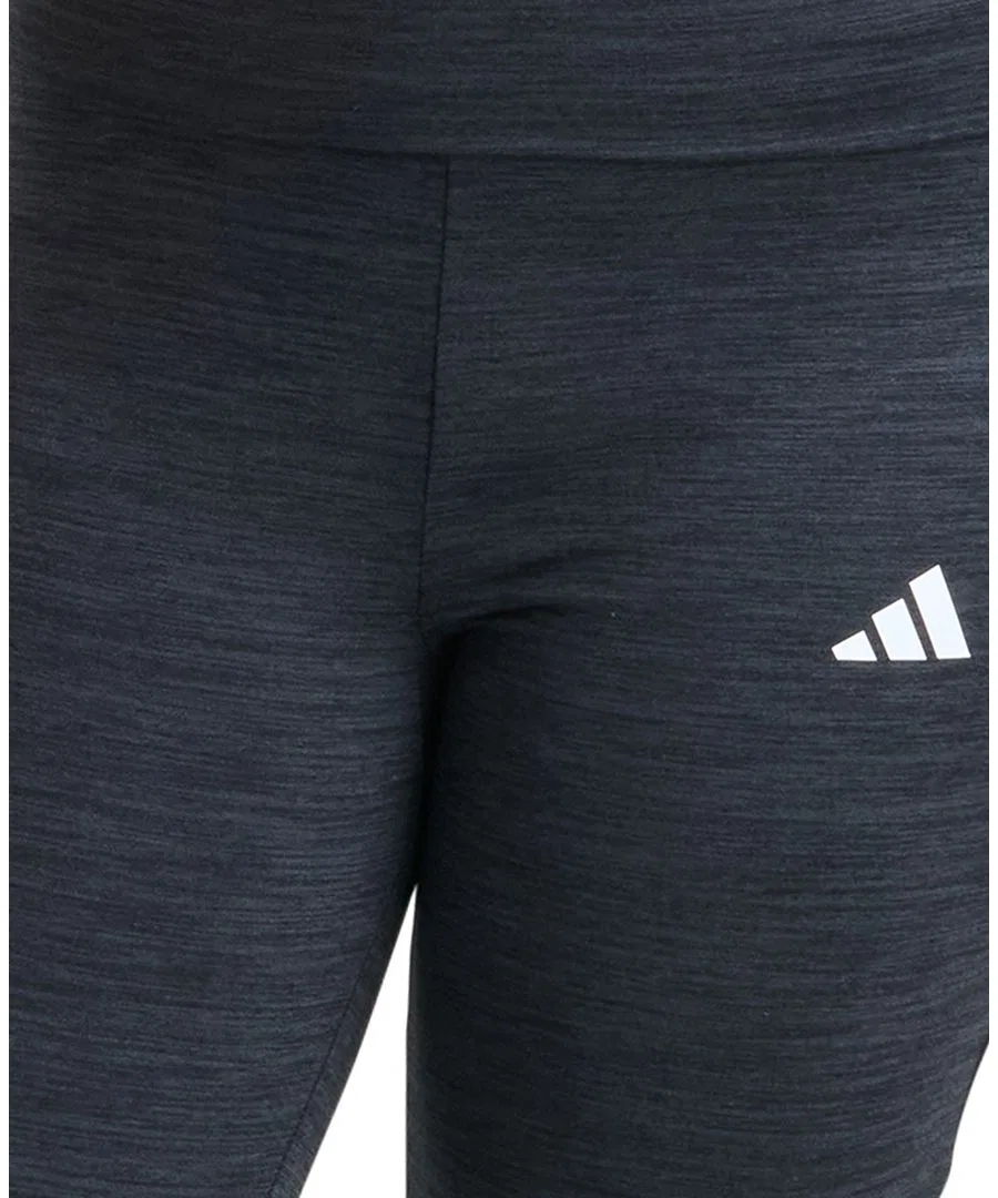 Леггинсы с заниженной посадкой и расклешенными штанинами adidas, Black With Gray — фото 3
