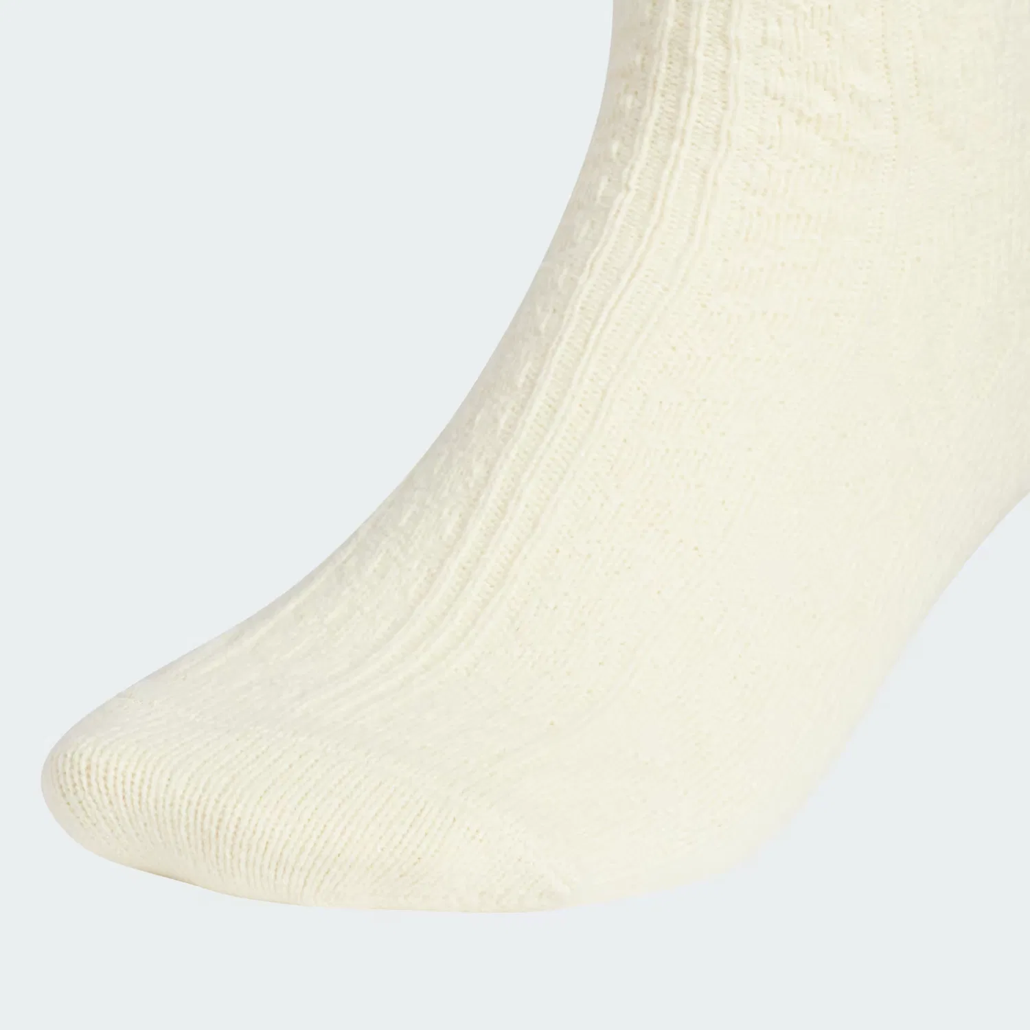 Носки с косами, набор из 3 пар, u ori cable knit Adidas Originals, теплая ваниль/хаки — фото 3
