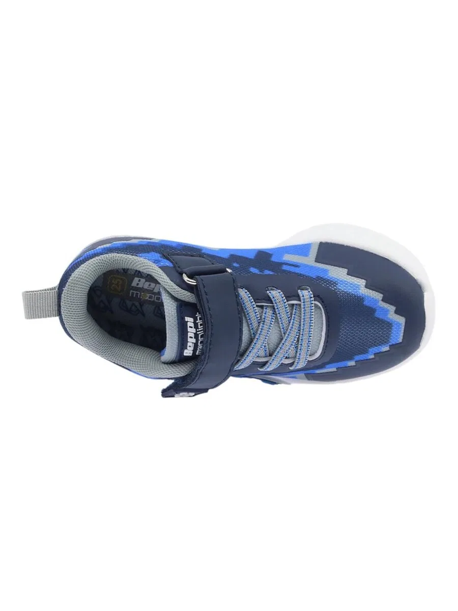 Кроссовки Beppi 'Lighting Shoes' синего цвета — фото 4