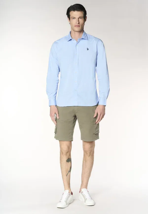 Брюки хлопковые Cargo trousers U.S. Polo Assn., cachi — фото 2