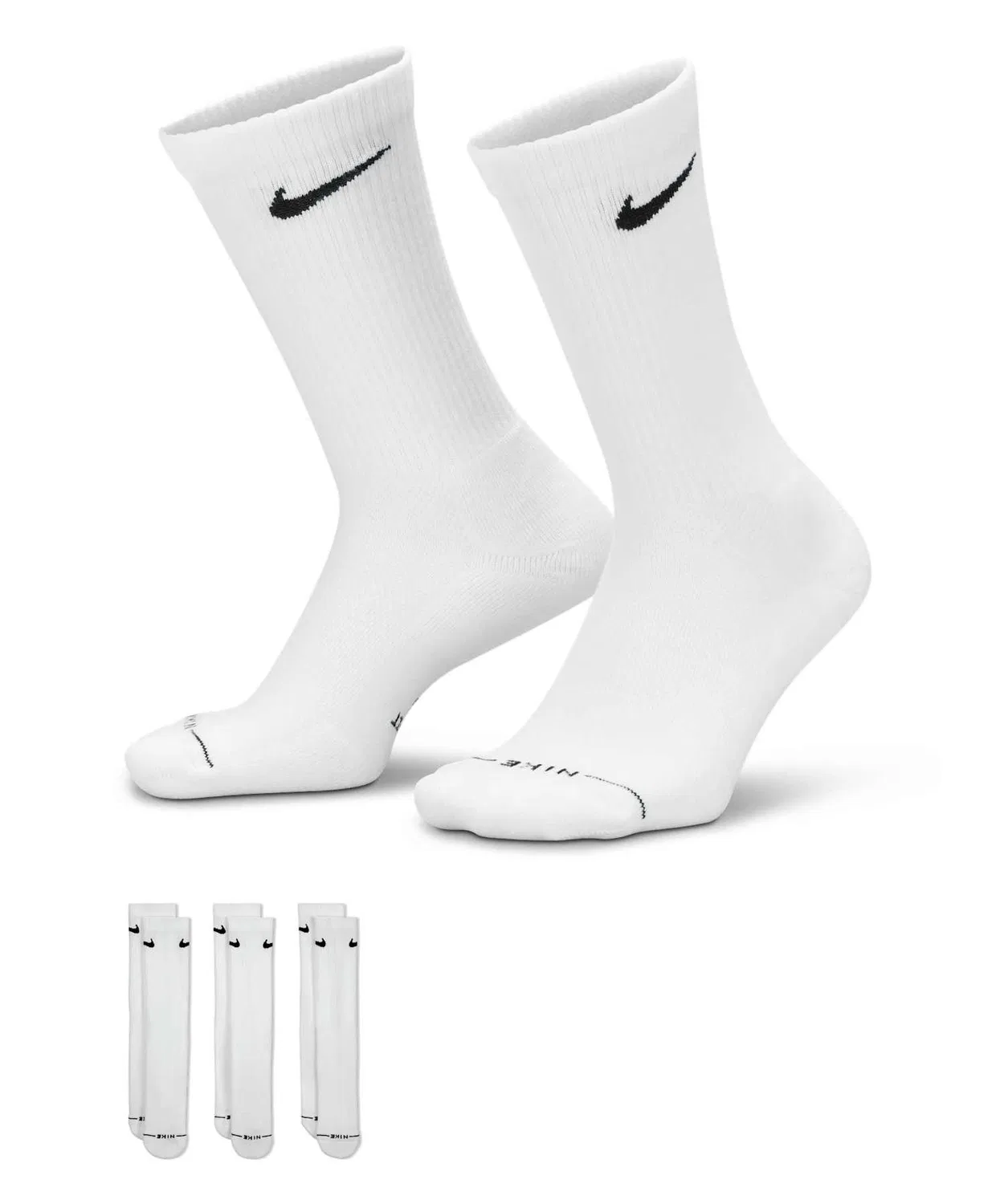 Мужские носки с поддержкой свода стопы, комплект из 3 пар, Nike Everyday Elevated Crew Socks, Multi-Color