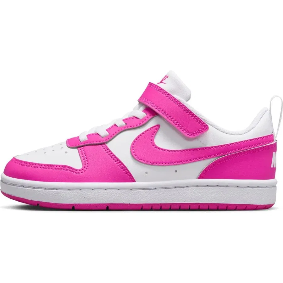 Детские кроссовки с повседневным дизайном Nike Court Borough Low Recraft PS, Белый