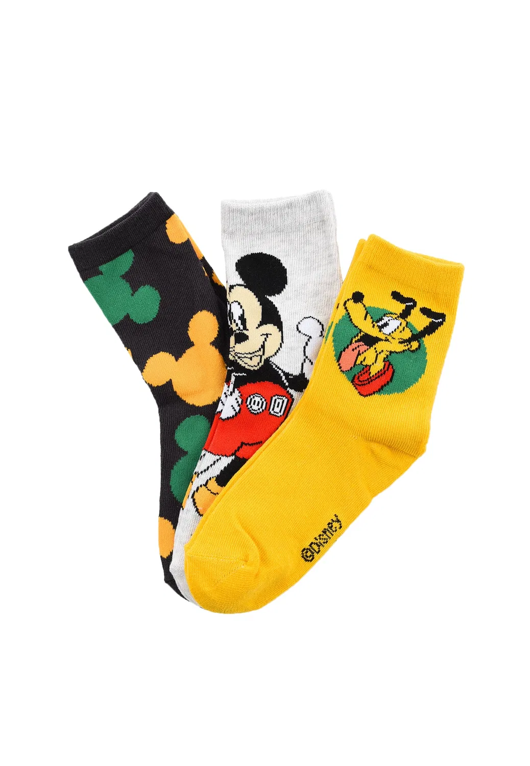 Носки детские с Микки Маусом, Disney Mickey Mouse, мультиколор — фото 3