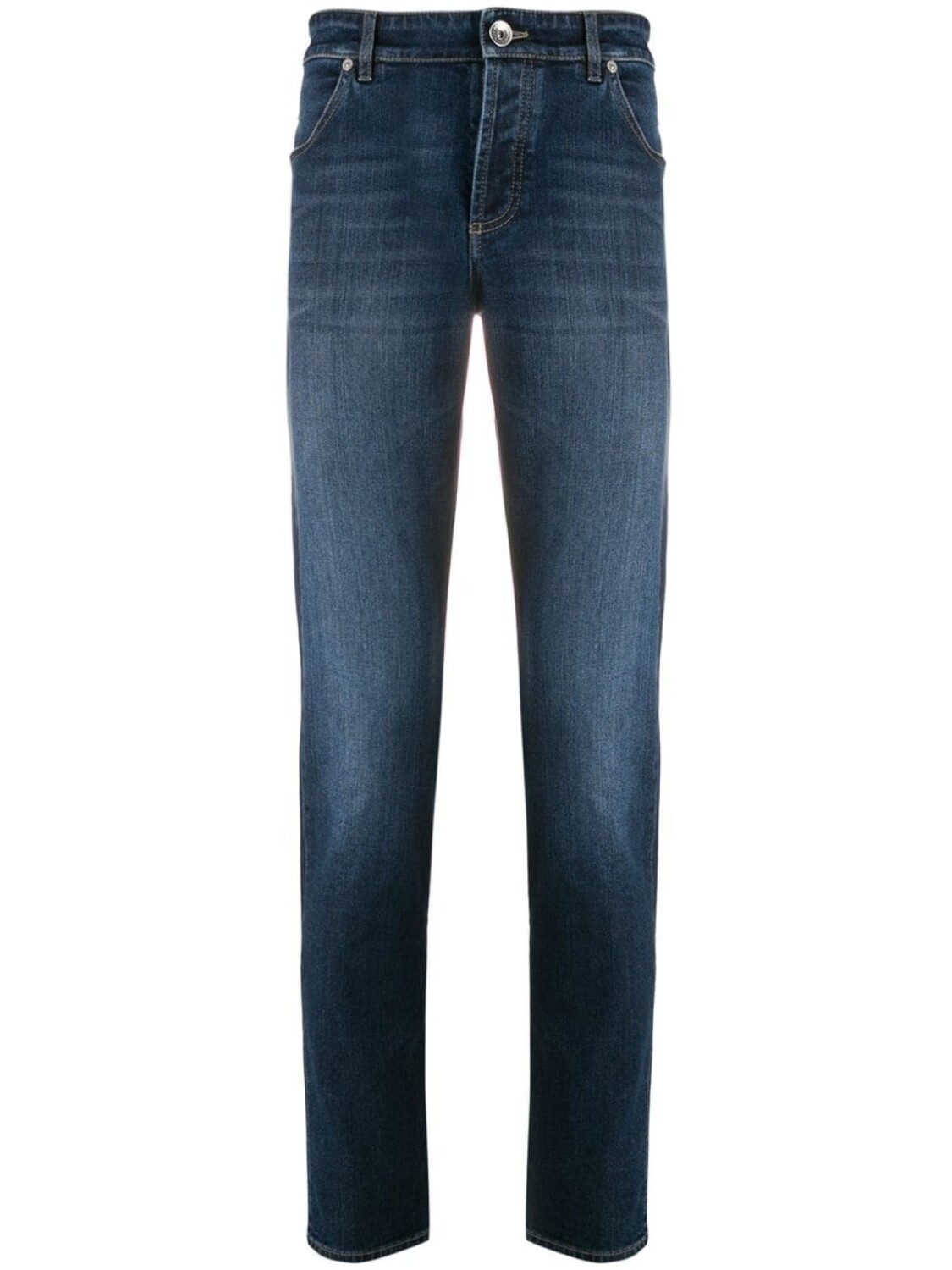 

Brunello Cucinelli джинсы кроя слим, синий