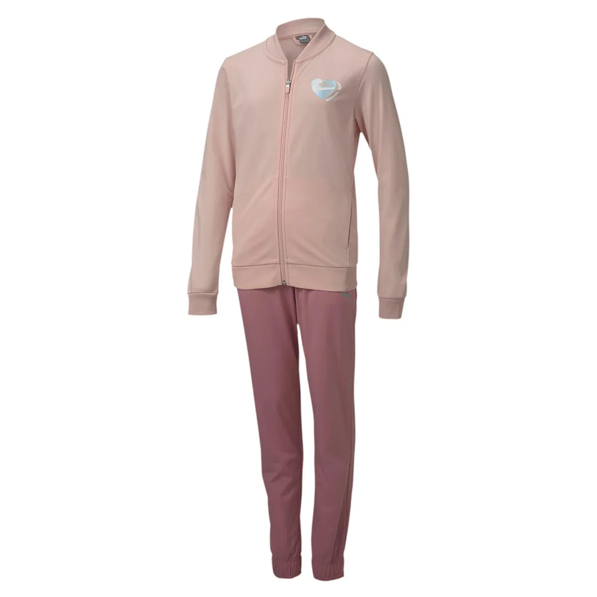 Детский спортивный костюм с holographic принтом Puma Poly Suit, Puma, Роза