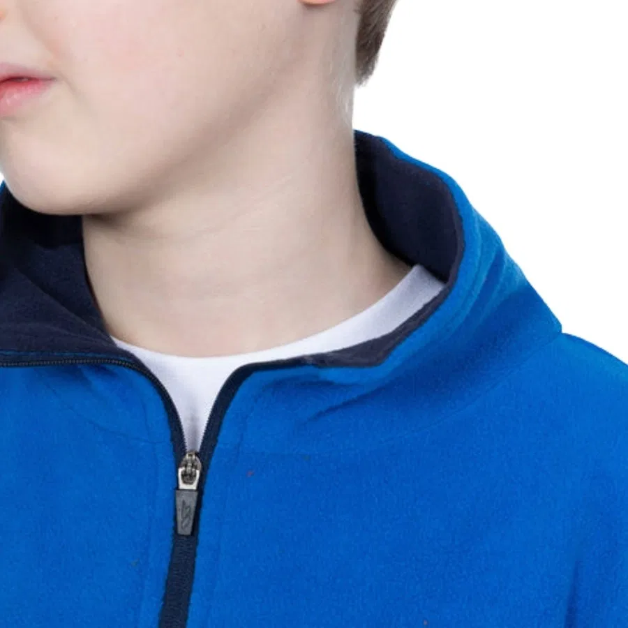 Детский флисовый свитшот с полузамком Etto Microfleece AT100 Trespass, Черный