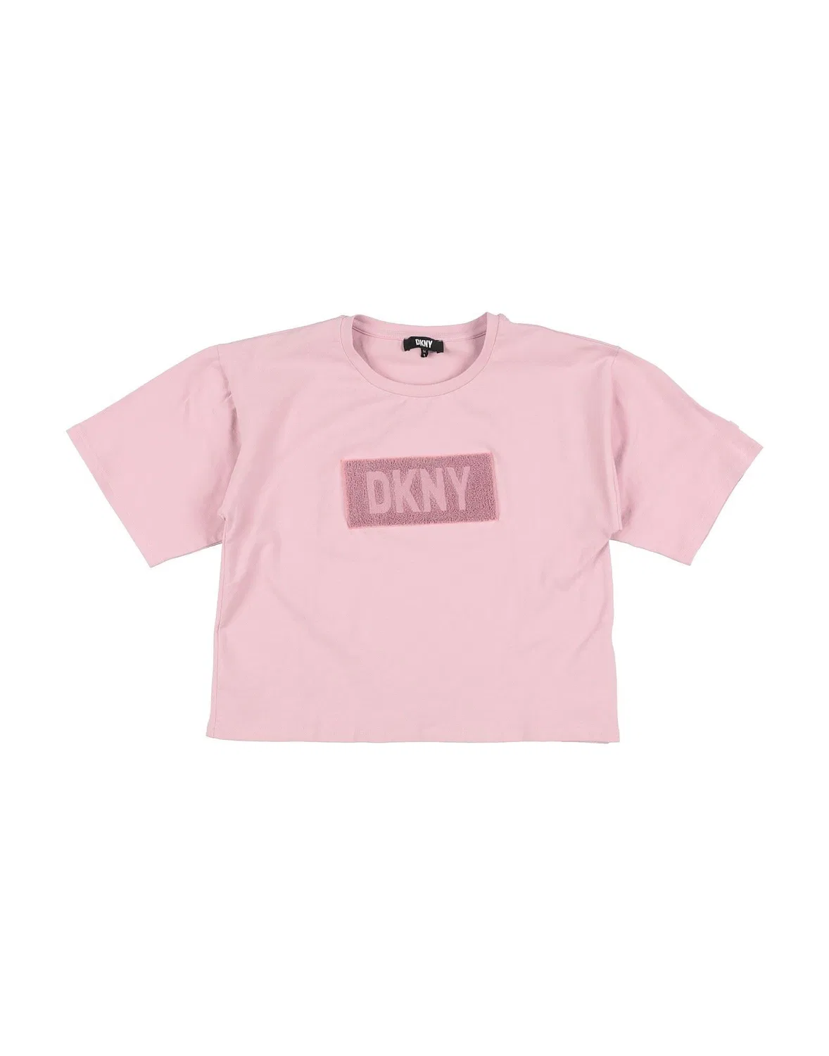 Детская футболка для девочек с принтом Donna Karan, сиреневый