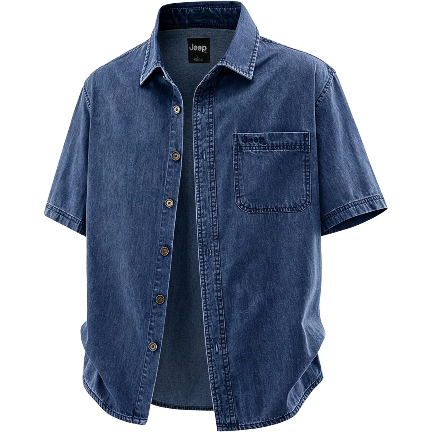 Детская рубашка Jeep Leisure Collection Shirt, Dark Blue — фото 3
